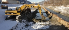 Autobahn A9 - Altlastenfachbegleitung bei der Sanierung des Grossgrundkanals im Bereich Visp West.